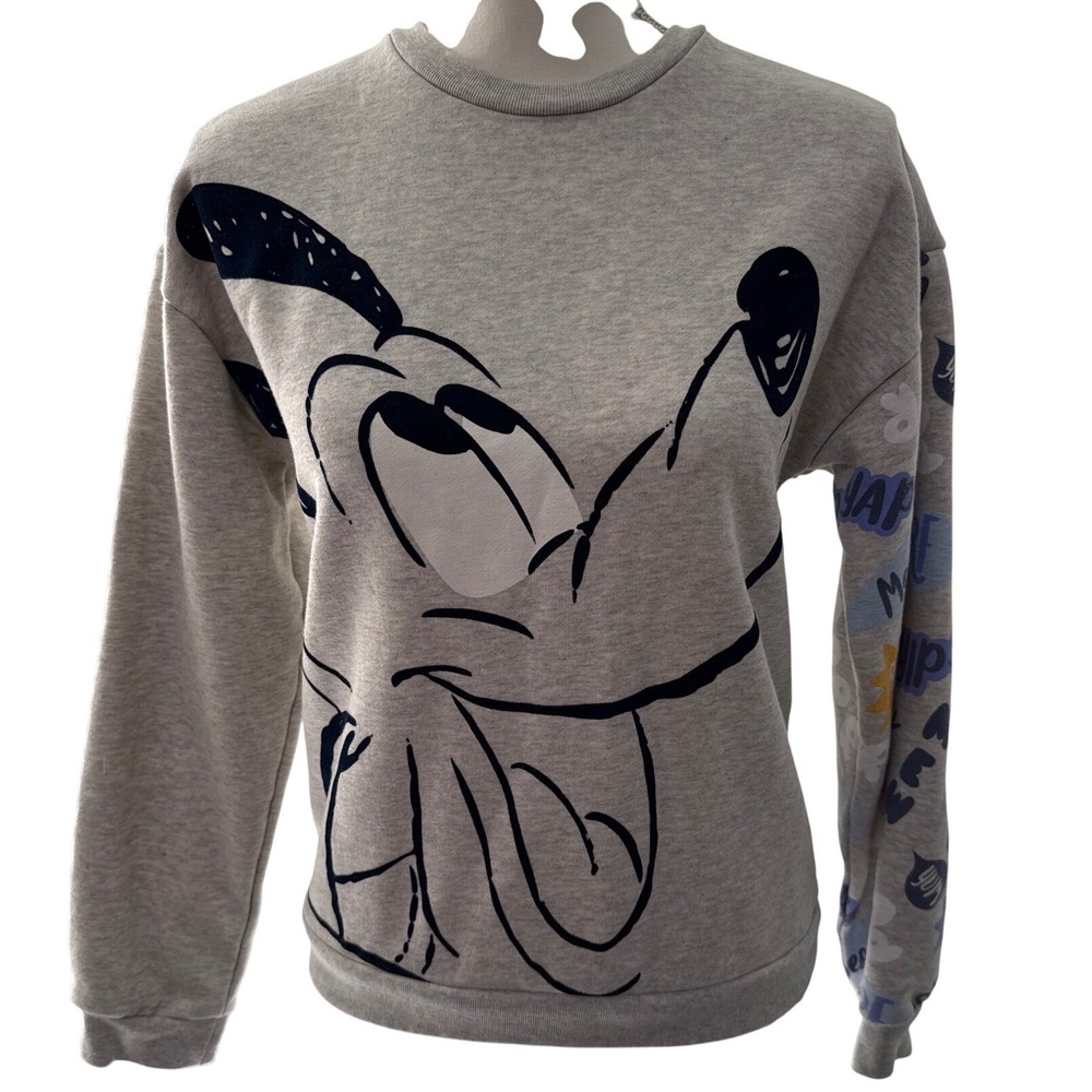 Disney Store Critter Chaos Collection Comic Pluto Women's Sweatshirt Medium